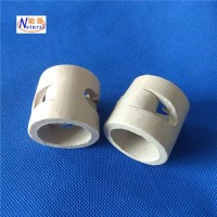 廠價供應陶瓷鮑爾環填料 吸收塔冷卻塔陶瓷散堆填料 鮑爾環