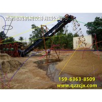 滾筒式風(fēng)化料水洗生產(chǎn)線.螞蟻沙破碎制砂水洗機(jī)械