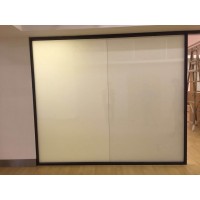 辦公室單雙層玻璃隔斷鋁合金雙層百葉窗定制鋼化防火隔音高隔斷