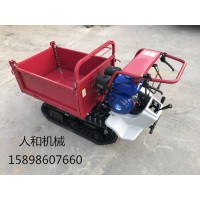 柴油履帶式山地運輸車 液壓自卸履帶翻斗車 自走式農用運輸車