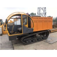 農用多功能履帶運輸車 橡膠履帶拉土車 工程自卸拉土車