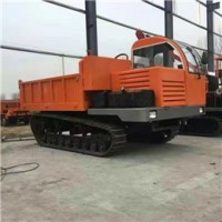 帶液壓推鏟的履帶運輸車 清淤四驅履帶車