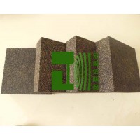 橡膠顆粒減震磚 減震膠 隔音地磚 酒吧減震塊廠家供應