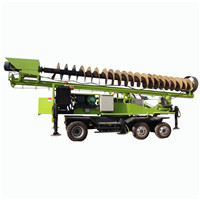 福建福州 廠家直銷 拖拉機式打樁機 小型打樁機