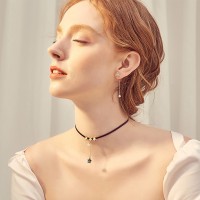頸鏈女仿水晶鎖骨鏈簡約項(xiàng)圈頸帶首飾品星星個(gè)性項(xiàng)鏈時(shí)尚