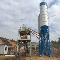 HZS90工程混凝土攪拌站 工程建筑攪拌站