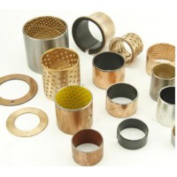 無油自潤滑軸承(圖)、銅基鑲嵌滑塊、石墨銅套