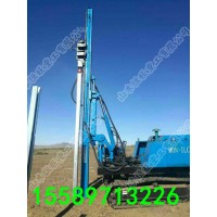 壓樁機 多功能打樁機 履帶螺旋打樁機 360°旋轉光伏打樁機