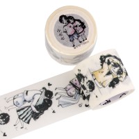 來圖定制甜蜜戀愛小事系列珠光磨砂和紙膠帶