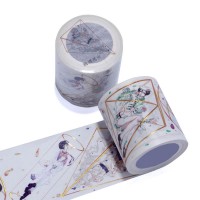 來圖定制燙金特油立體空間生活百態(tài)手工DIY裝飾和紙膠帶