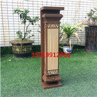 廣東壁燈戶外防水壁燈咖色立柱圍墻燈小區(qū)別墅大門外墻燈廠家定制