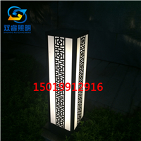 室外立柱燈簡(jiǎn)約中式矮柱燈樣板區(qū)庭院落地?zé)魬敉獠莸責(zé)籼厣坝^燈