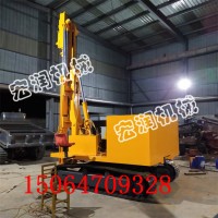 廠家直供太陽能光伏打樁機 光伏電站打樁機 光伏履帶鉆孔機