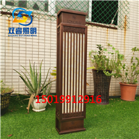 戶外墻壁燈仿云石壁燈鍍銅拉絲門柱燈中式柱子燈示范區立柱外墻燈