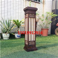 戶外壁燈不銹鋼拉絲掛墻燈防水立柱外墻燈中式庭院門柱子燈廠家