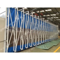 山東偉航環保設備移動伸縮房移動噴烤房汽車烤漆房專業制造商制造