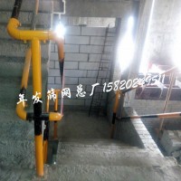 裝配式臨時(shí)樓梯扶手立柱 三層王字柱58管配彎頭