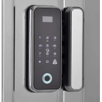 遙控玻璃門指紋鎖帶APP遠程控制辦公司電子鎖