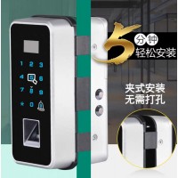 辦公司遙控玻璃門指紋鎖帶APP遠程控制電子鎖