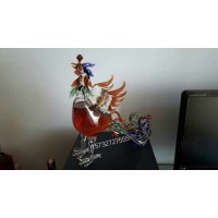 鳳凰造型內置玻璃酒瓶個性玻璃白酒瓶手工鳳凰玻璃威士忌酒瓶