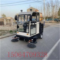 新能源自動掃地車 小型駕駛式吸塵灑水電動掃地車
