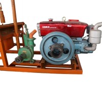 柴油打井機柴油鉆井機砂石卵石地質打深水井功率大便攜式