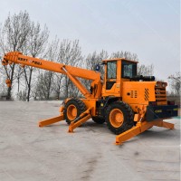 小型四驅越野吊車 裝載式越野隨車吊  多功能自行走起重機