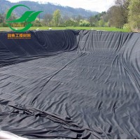 鴻集供應(yīng)HDPE土工膜魚塘養(yǎng)殖蓄水池垃圾填埋場人工湖防滲膜
