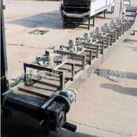 風冷提升機提升上料機物料烘干機后直接進行自然風冷卻