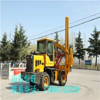 打拔鉆一體機裝載式護欄打樁機高速公路專用