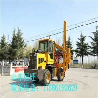 公路護欄鉆孔機 輪式打樁機 全國聯保  終生服務