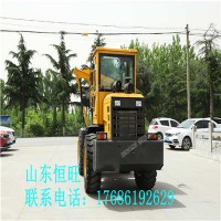 恒旺護欄打樁機 圓/方樁公路護欄 廠家品牌質量有保證