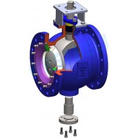 耐磨高溫陶瓷半球閥