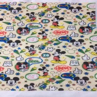 福建廠家直銷水刺無紡布 新年款卡通圖案一次性口罩用布