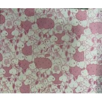 福建廠家直銷水刺無紡布 新年款卡通圖案一次性口罩用布