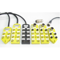 M12分線盒,8端口16點M12總線I/O直出線