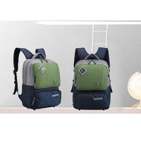 雙肩電腦包定做廠家  休閑背包定制 愛自由箱包廠