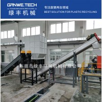 工業固廢加工再生設備 化工塑料桶撕碎清洗處置線