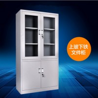 靜電噴塑灰白色文件柜 無甲醛無異味 廠家供應銷售