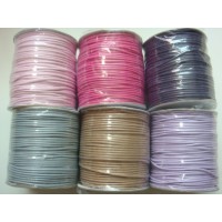 廠家直銷韓國(guó)環(huán)保蠟繩手鏈項(xiàng)鏈配件多色可定制