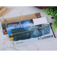 荊門景點(diǎn)防偽門票演唱會(huì)入場(chǎng)券印刷折疊卷筒二維碼防偽門票定制