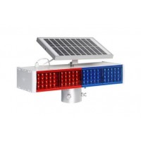 合肥分體式太陽能爆閃燈 紅藍爆閃警示燈 led交通警示燈廠家