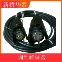 新橋華泰野戰光纜車壁連接器車載轉換器接頭鎧裝跳線