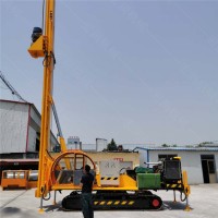 廠家直銷履帶多功能長螺旋打樁機  拉森鋼板引孔機